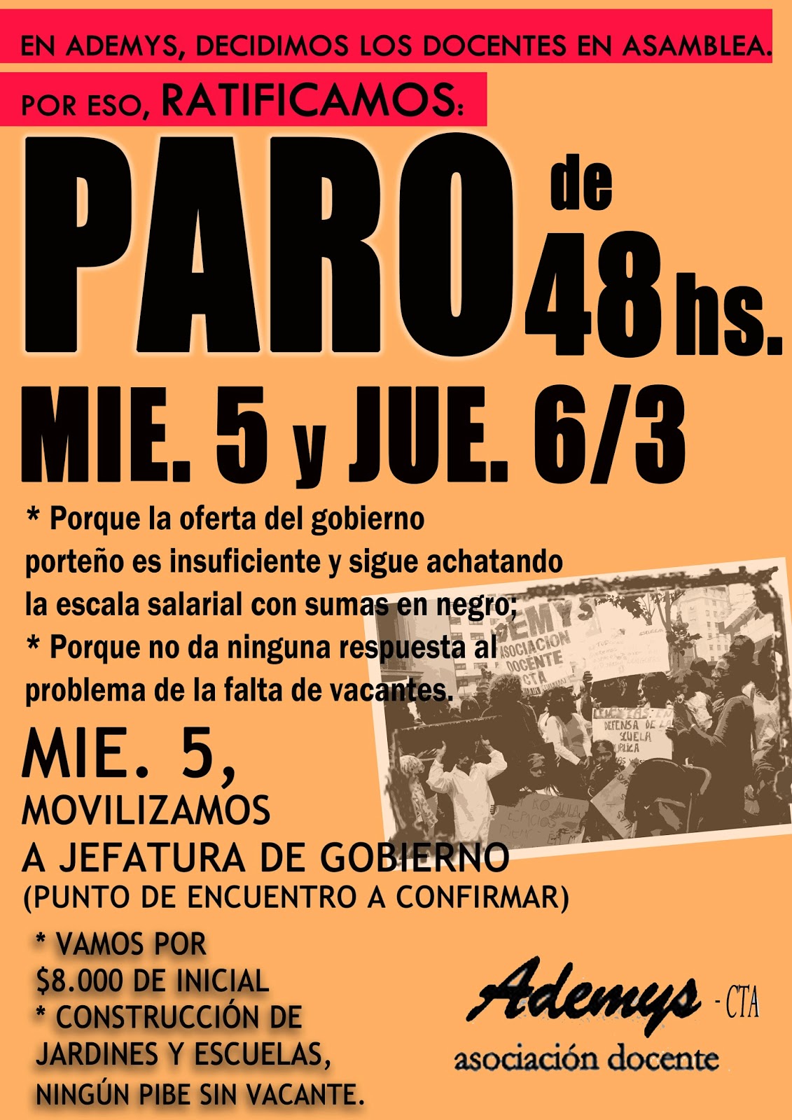 afiche no inicio ratificac