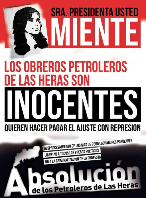 Comité de apoyo por la absolución de los petroleros de Las Heras