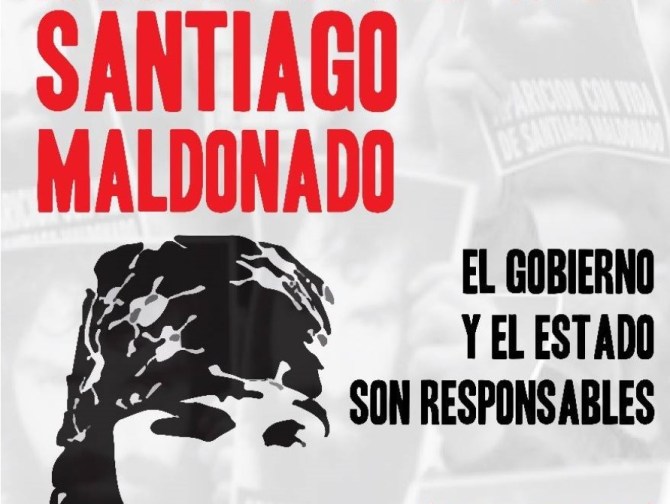 santiago maldonado sin EMVJ